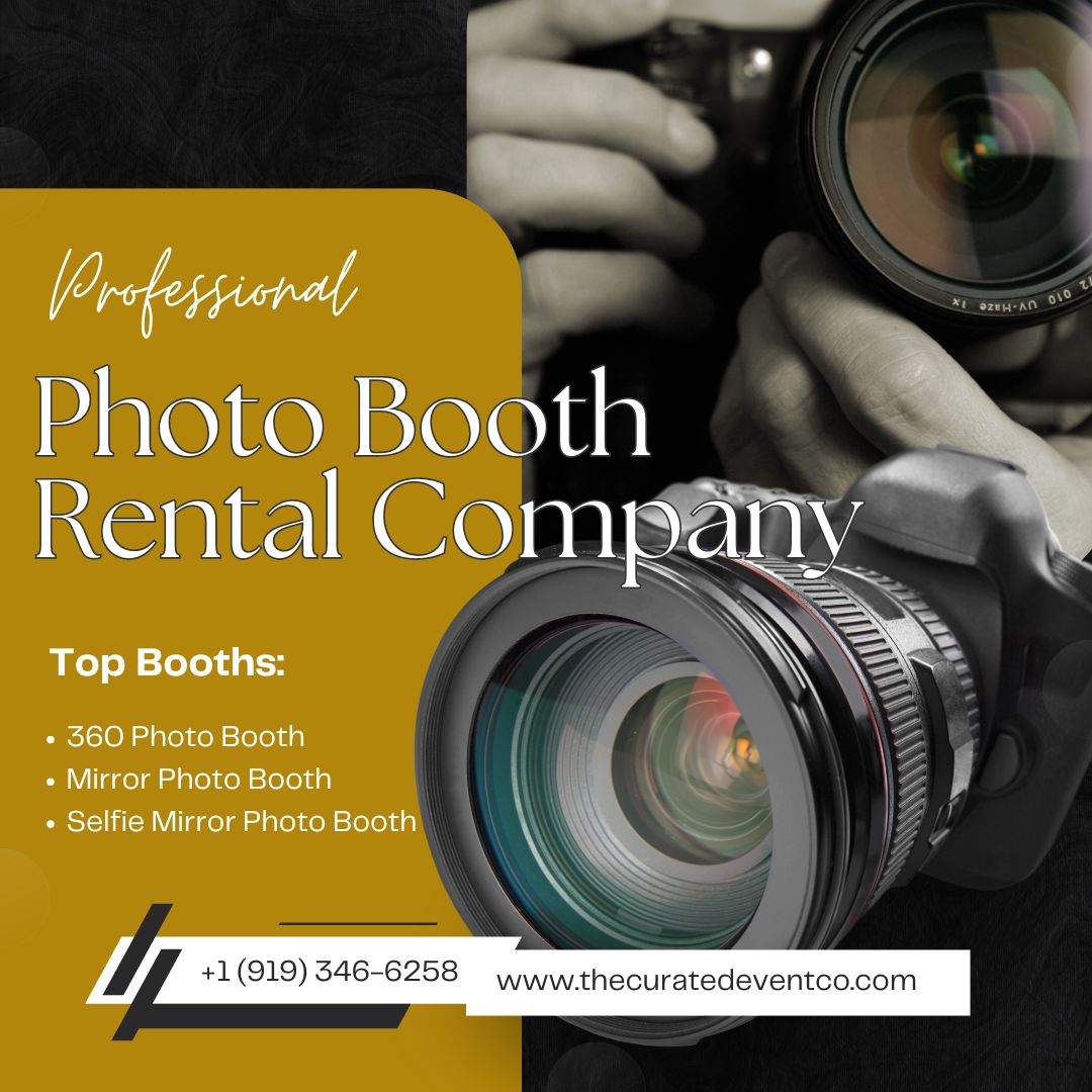 Capture The Fun With The Curated Event Co. – Your Top Photo Booth Rental Company